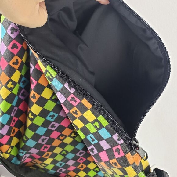 Disneyland Parks Mickey Mouse Rainbow Colorful Adjustable Backpack - Picture 5 of 8